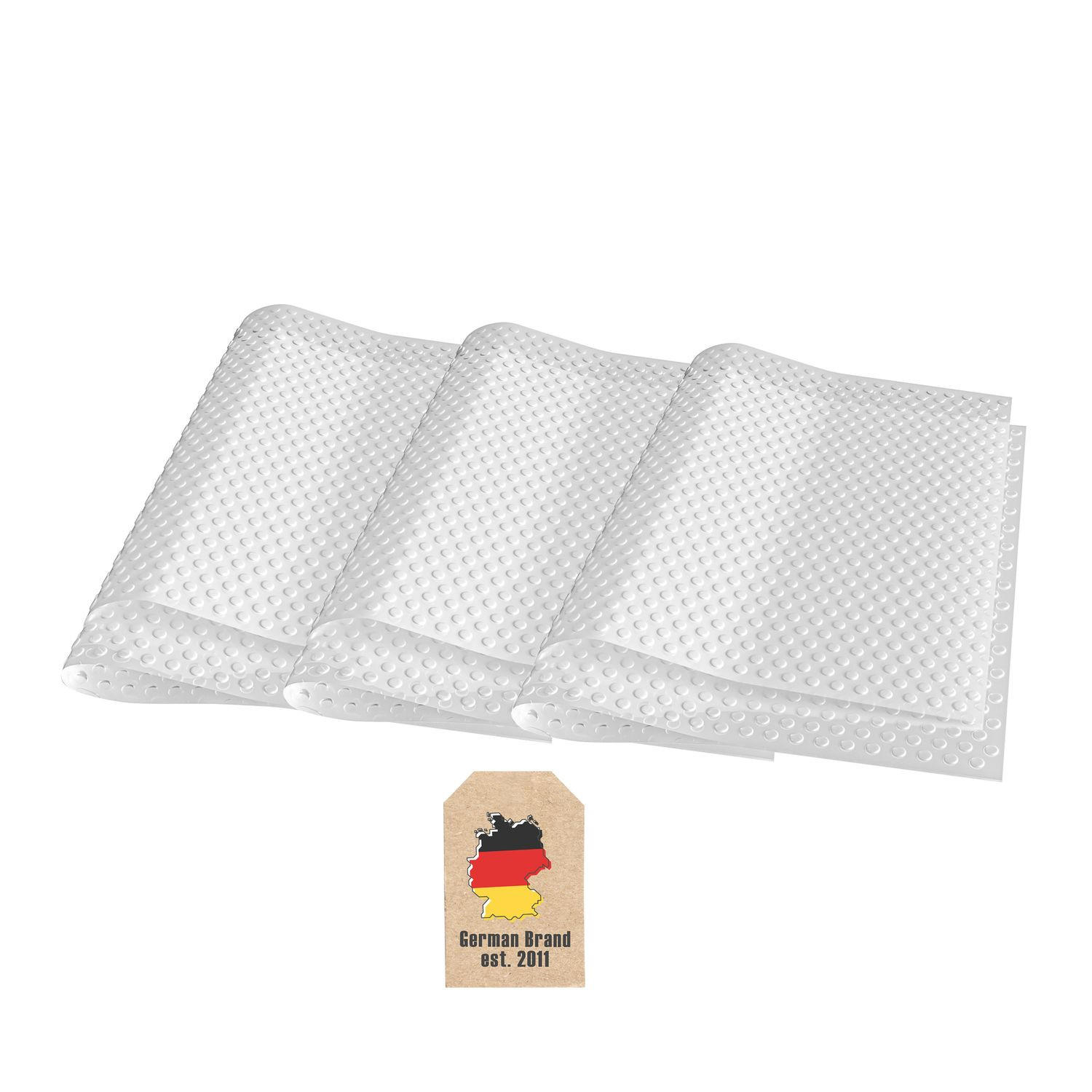 KÜHLSCHRANKMATTE 45 x 30 cm Antibakteriell (6er-Set) - Transparent, Kunststoff (30/1/45cm) - Intirilife
