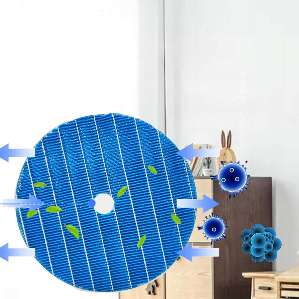 FILTER AC3829/10 3-tlg. Set, HEPA FY2422 99,97% ≥ 0,3 µm, Aktivkohle FY2420, Befeuchtungsfilter FY3435 - Multicolor, Kunststoff/Metall (10/10/10cm)