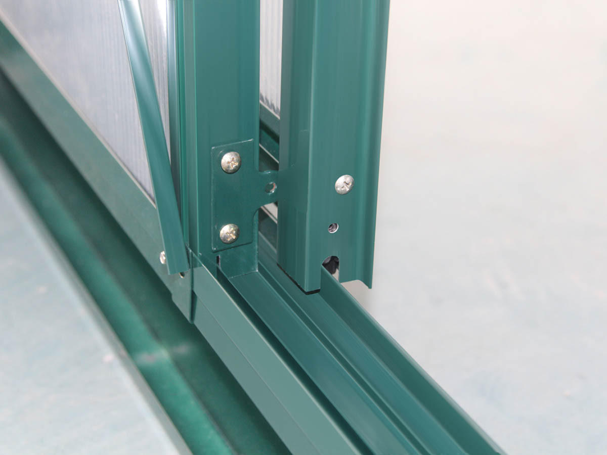 GEWÄCHSHAUS POLYCARBONAT dahlia Grün - Grün, Metall (309/430cm) - Habitat Garten