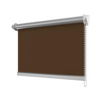 SEITENZUGROLLO / THERMOROLLO SZ3 41,5x175 cm, Braun (3014) Verdunkelung - Braun, Textil (41.5/175/6cm) - INTERDECO