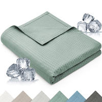 KÜHLDECKE Bambus Viskose 150x200 cm, Grün - Grün, Textil (150/200cm) - Blumtal