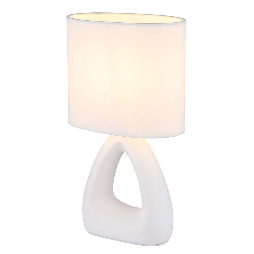Globo Lighting Tischleuchte Weiß 10x30x17 cm