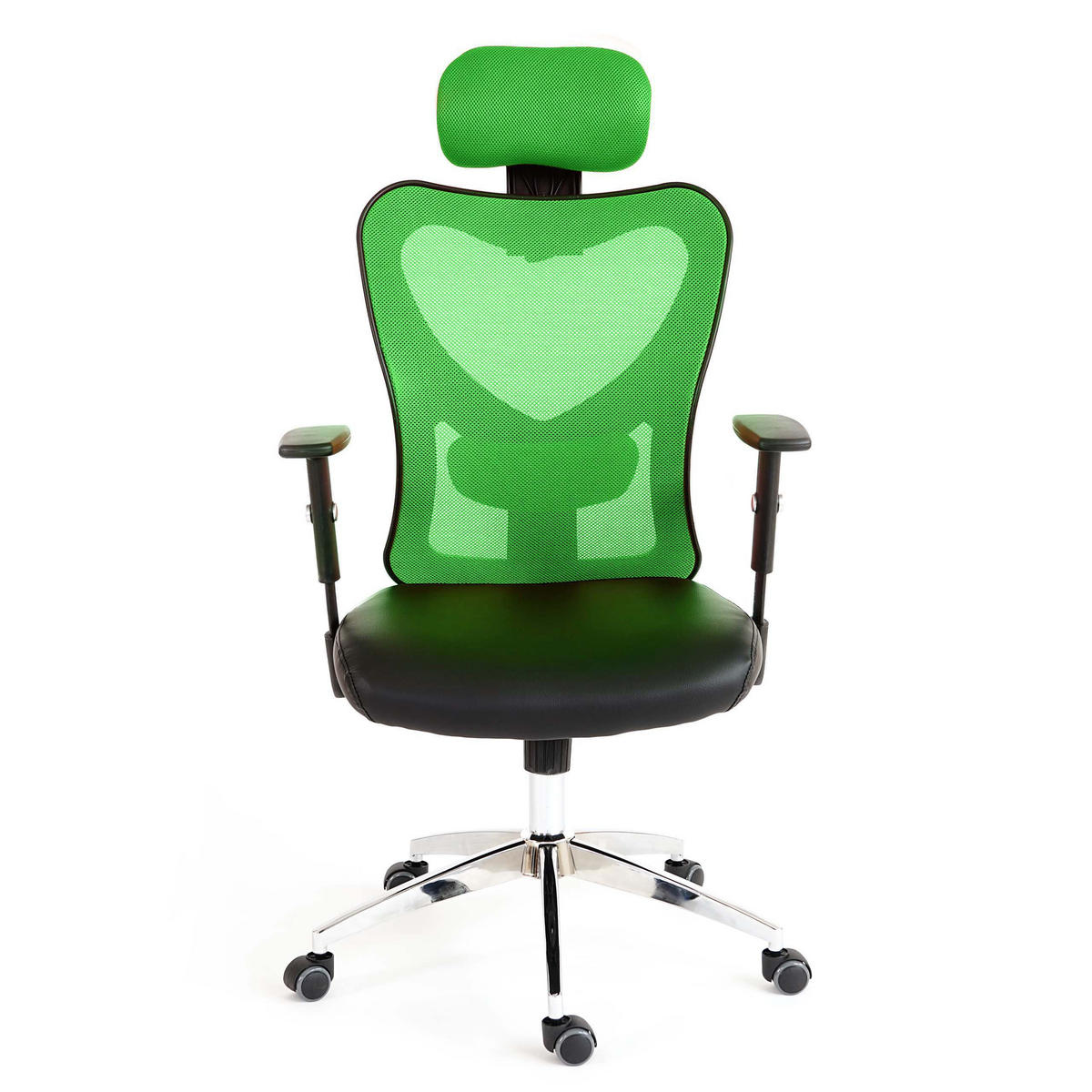 PROFI-BÜROSTUHL Grün - Grün, Textil (67/136/71cm) - MCW