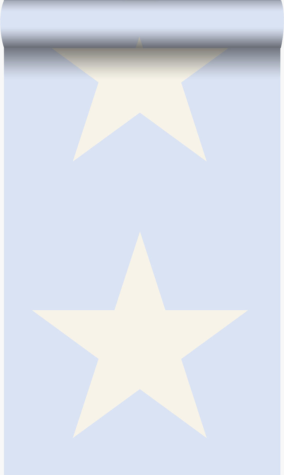 TAPETE Sterne 53 cm x 10.05 m - Blau, Papier (53/1000cm) - Origin Wallcoverings