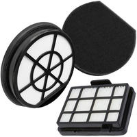 FILTER Serie 2 - 3-tlg. Set, HEPA 87 x 114 x 25 mm, EPA10 Motorfilter waschbar, Ø 14,8 cm - Multicolor, Kunststoff/Metall (15/5/15cm)