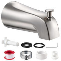 BADEWANNENARMATUR – gebürstete Oberfläche - Goldfarben, Metall (15/7/8cm)