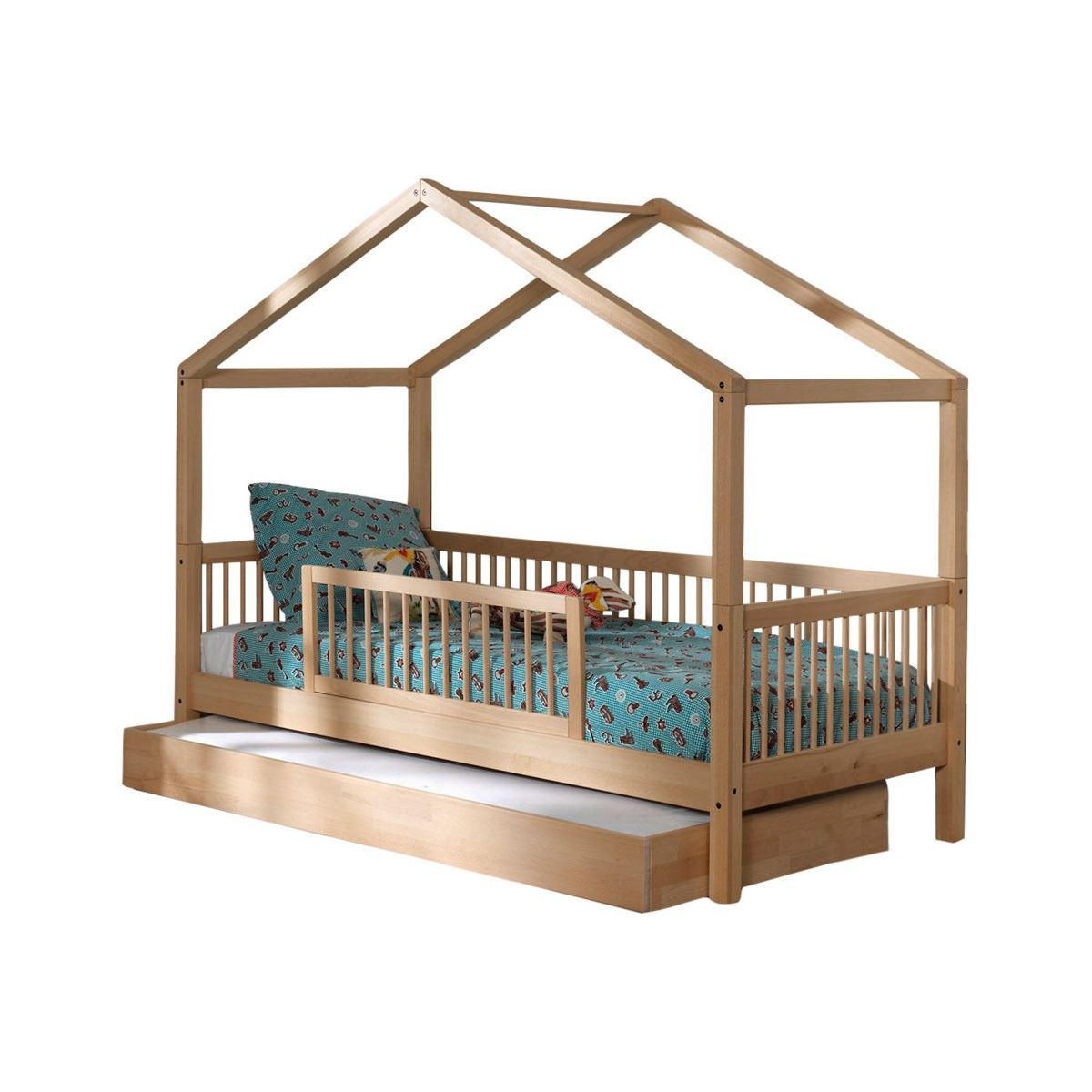 58aufmkessel Hausbett Buche 90x200 cm
