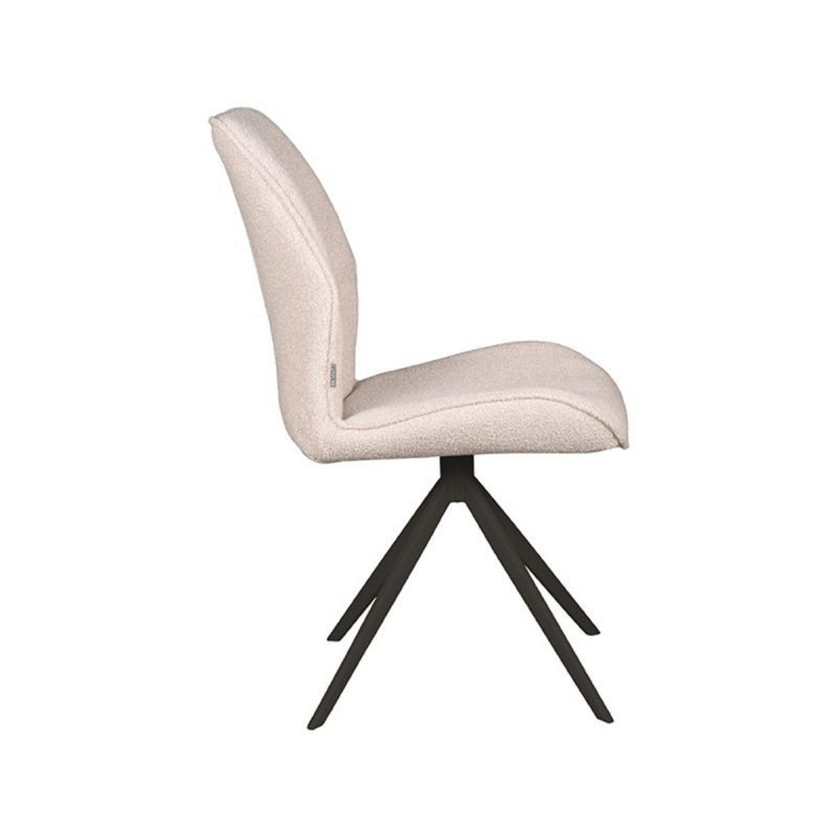 ESSZIMMERSTUHL Comfy Beige 64/48/91 cm 2er-Set - Beige, Textil (48/91/64cm) - LABEL51