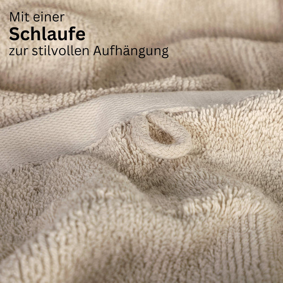 HANDTUCH SET SENSE 5tlg. - Beige, Textil (50/100cm) - Schöner Wohnen