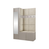 GARDEROBEN-SET Orion X - Kaschmir/Creme, Holzwerkstoff/Kunststoff (124/186/46cm) - MIRJAN24