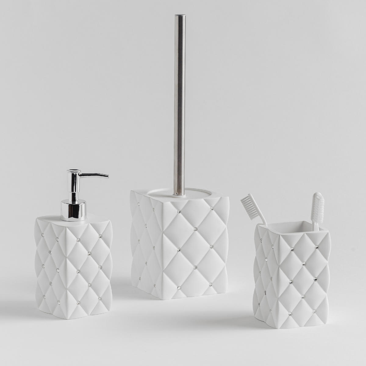 SEIFENSPENDER Grovos - Weiß, Kunststoff (6.7/16/6.7cm) - home&you