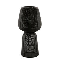 TISCHLAMPE Aboso Schwarz Ø24/54 cm - Schwarz, Metall (24/24/54cm) - Light & Living