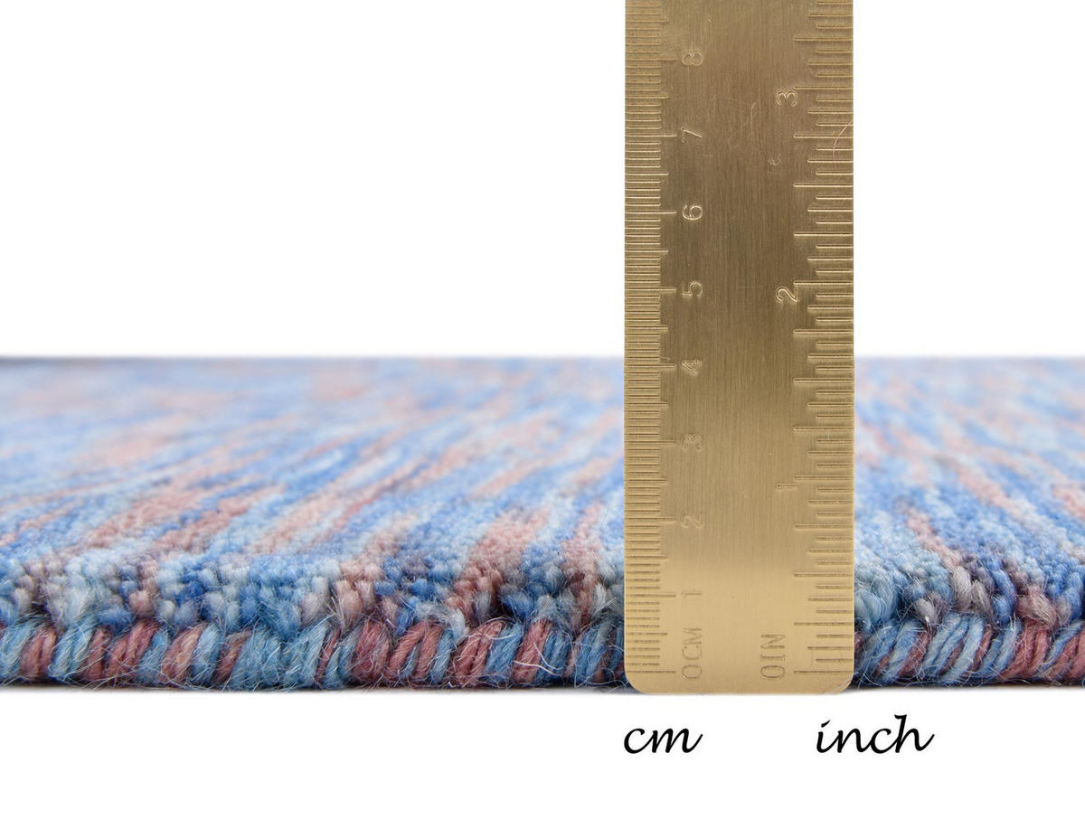 HANDWEBTEPPICH Nashville 70x140 cm - Türkis, Textil (70/140cm) - THEKO