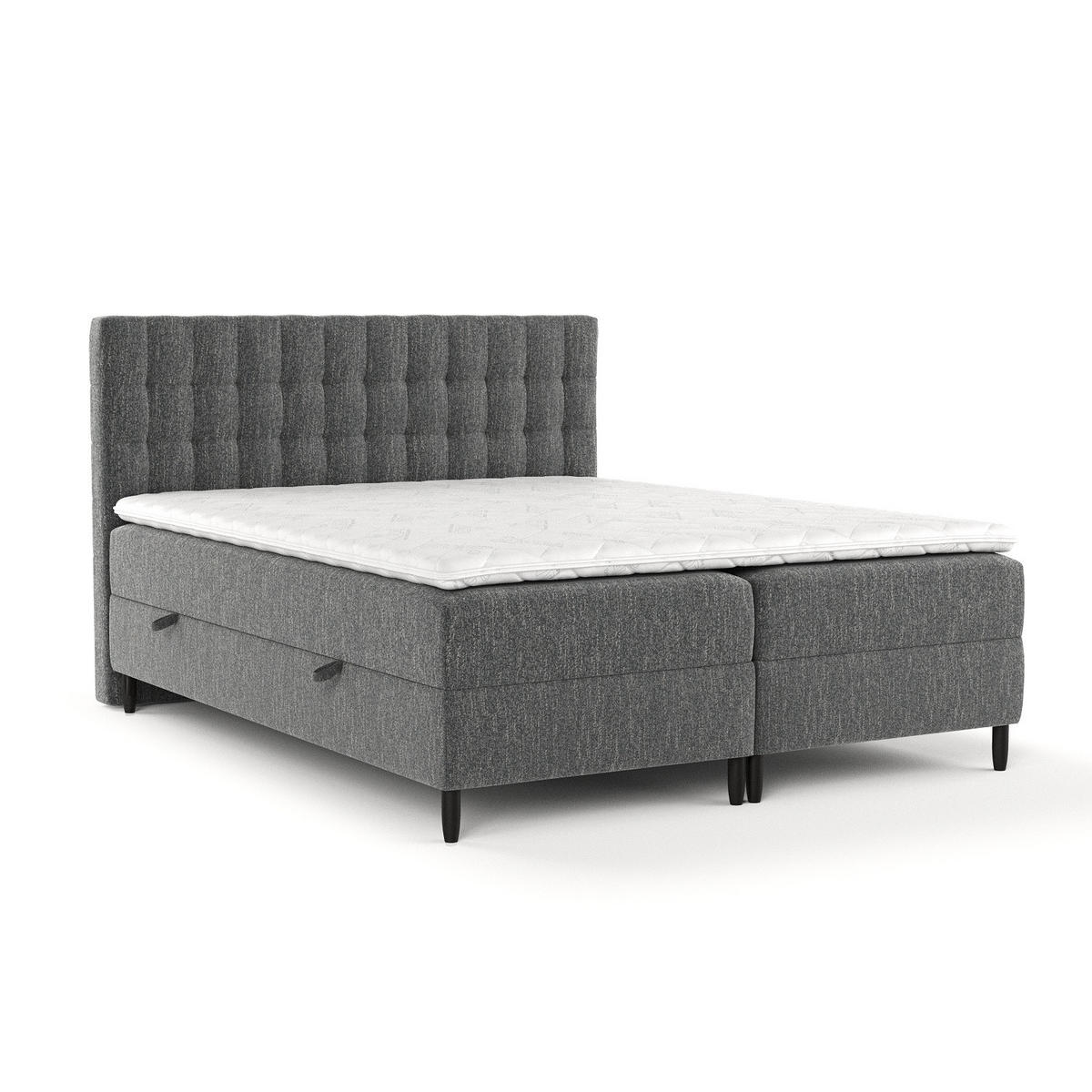 BOXBETT Divine Schwarz 180/200 cm - Schwarz, Holz/Holzwerkstoff (180/200cm) - Maison de Reve
