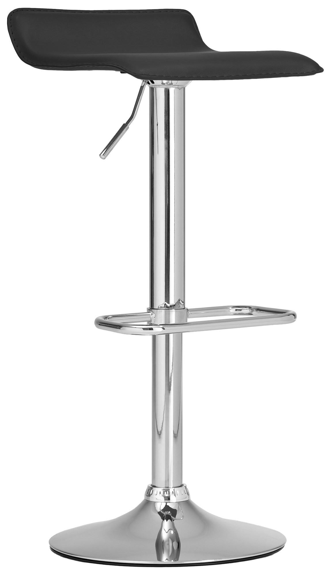 furnicato Barhocker Schwarz 38x65x41 cm