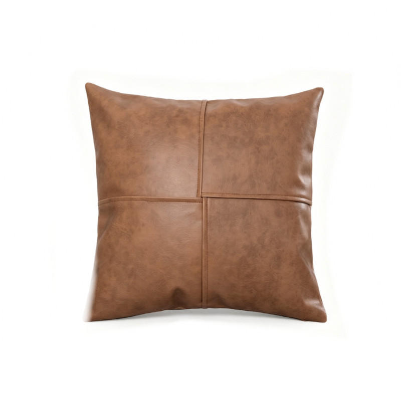 KISSENBEZUG – ohne Füllung – hellbraun – 45 x 45 cm - Weiß, Textil (45/45cm)