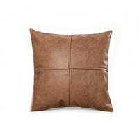 KISSENBEZUG – ohne Füllung – hellbraun – 45 x 45 cm - Weiß, Textil (45/45cm)