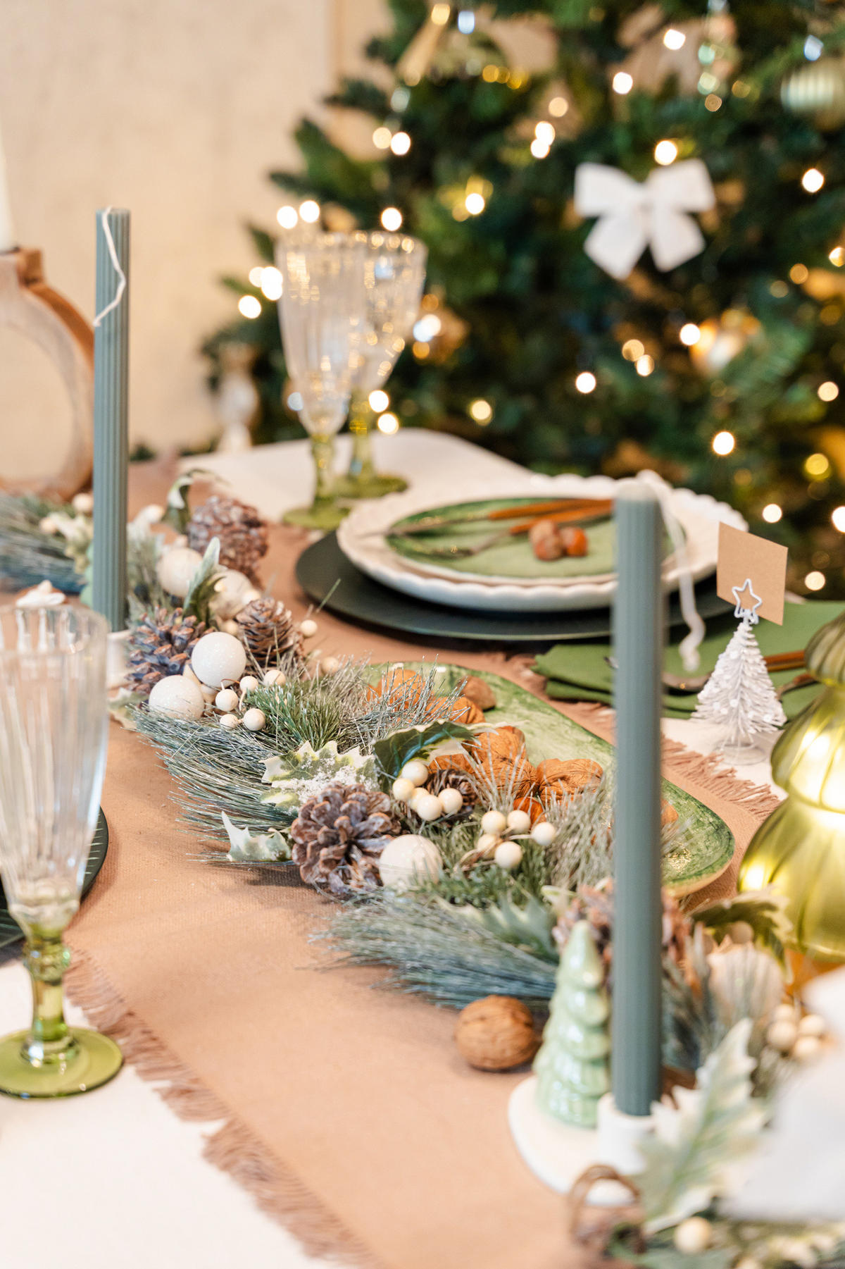 WEIHNACHTSGIRLANDE Details aus Holz 7,5/1/100 cm - Multicolor, Holz (1/100/7.5cm) - Atmosphera Createur d´interieur