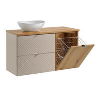 WASCHTISCH 100.4cm Manoa Kaschmir - Beige, Holzwerkstoff (100.4/59/40cm) - Petits-meubles