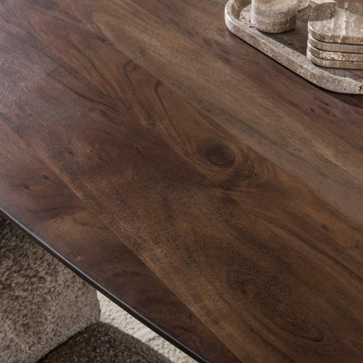 ESSZIMMERTISCH Solid Braun 105/215/77 cm - Braun, Holz (105/215/77cm) - Hoyz Collection