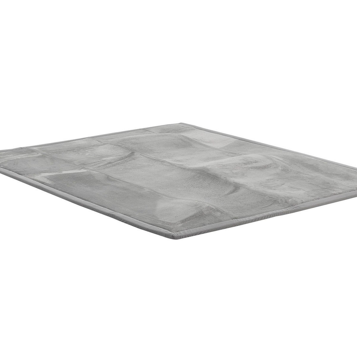 SPIELMATTE Maila grau 220 x 180 cm - Grau, Textil (180/2/220cm) - Juskys