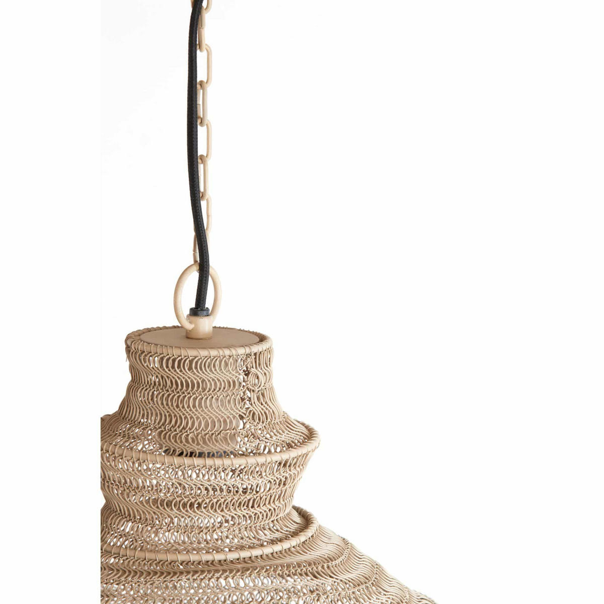 HÄNGELAMPE Nakisha Braun Ø31/55 cm - Braun, Metall (31/31/55cm) - Light & Living