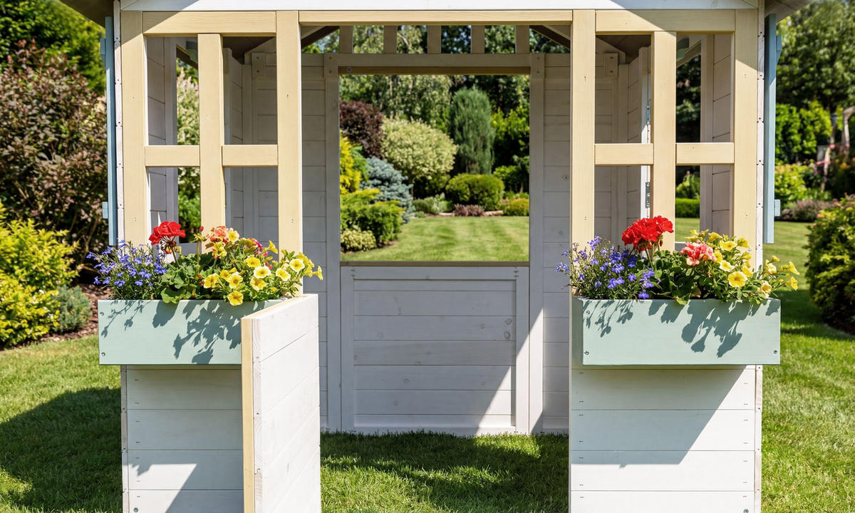 KINDERSPIELHAUS ludomus1 - Multicolor, Holz (115/80/101cm) - WONDERMAKE