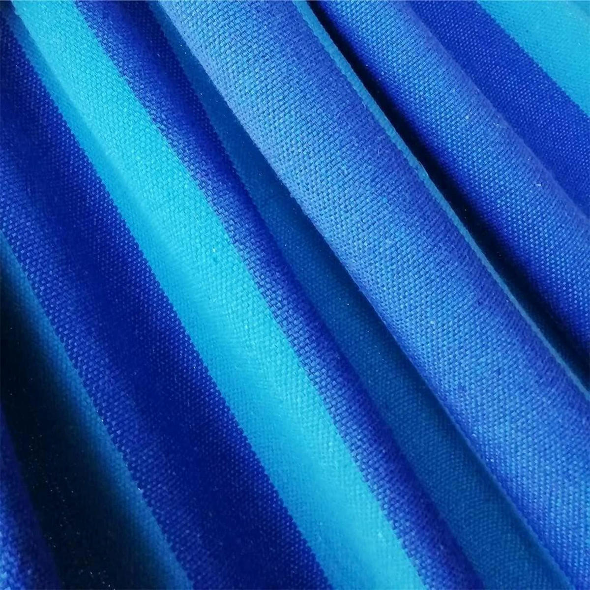 HÄNGEMATTE Baumwolle 200 x 100 cm Pfauenblau - Blau, Textil (100/2.5/310cm)