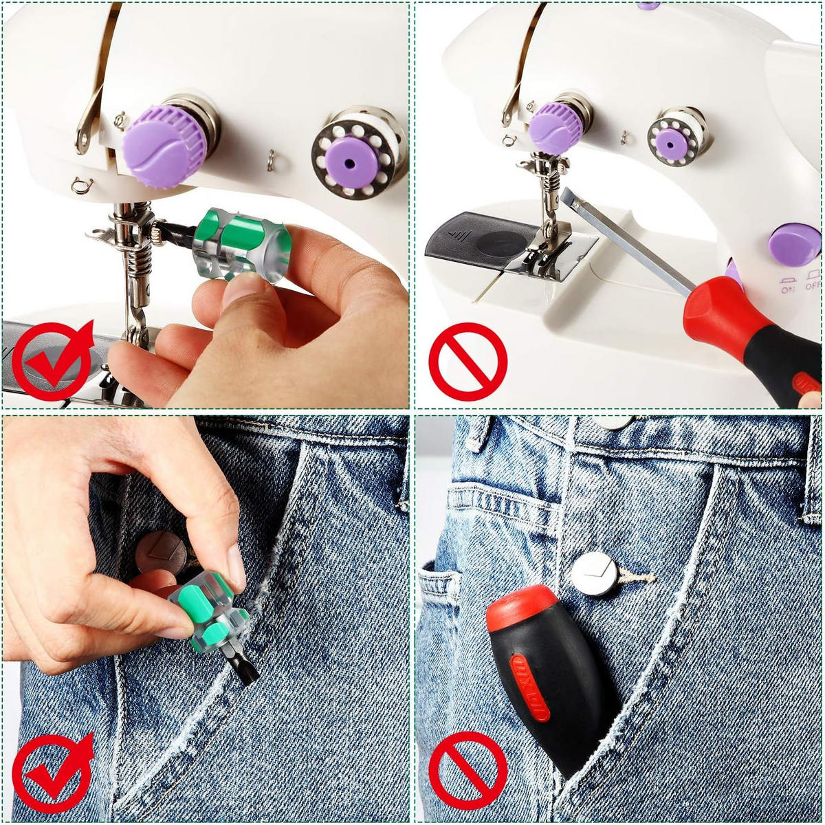 SCHRAUBENDREHER-DIY,SCHLITZSCHRAUBENDREHER und Kreuzschlitzschraubendreher - Rot, Metall (1.8/1.8/3.6cm) - LIBRATON