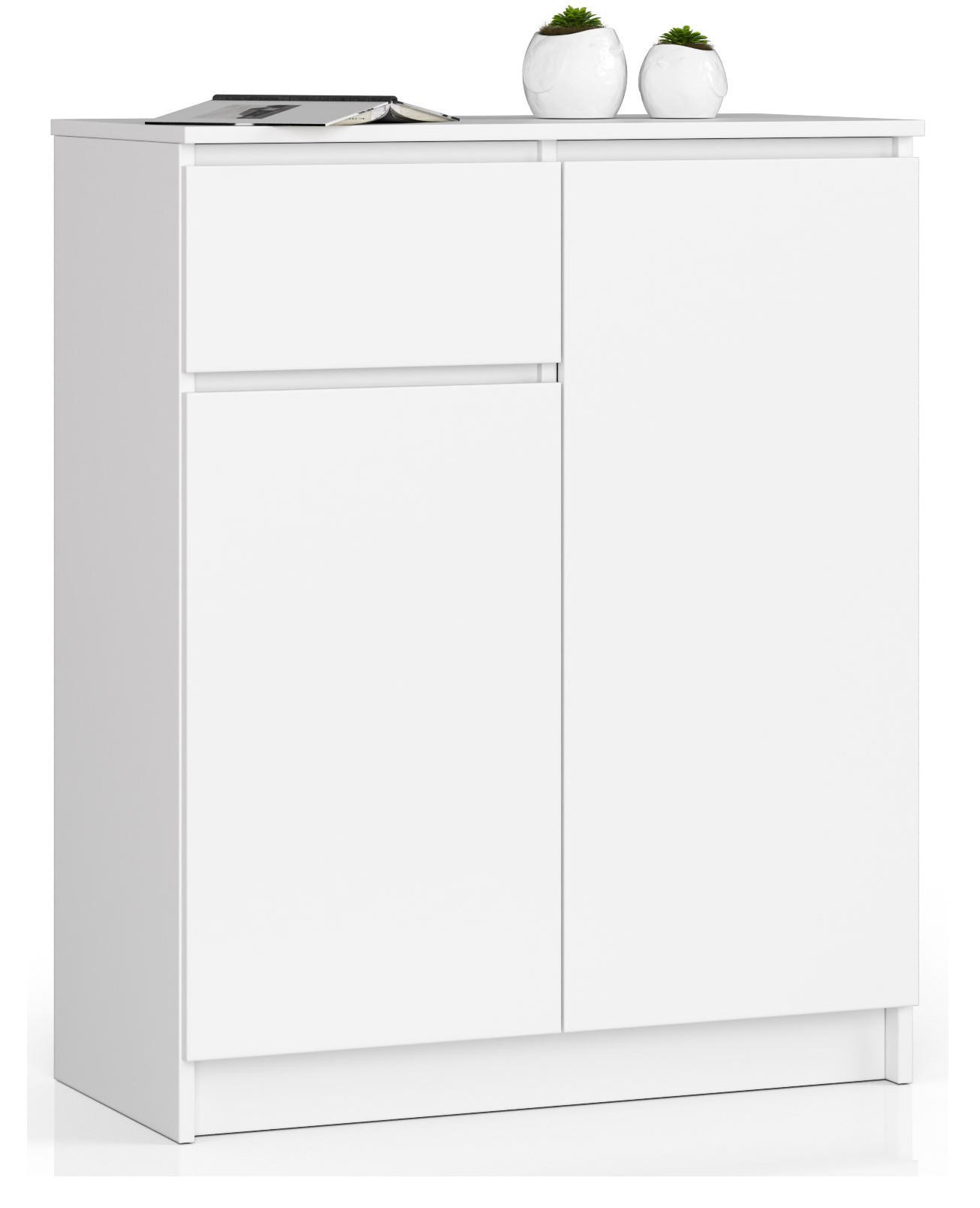 Akord Kommode Weiß 80x99x40 cm
