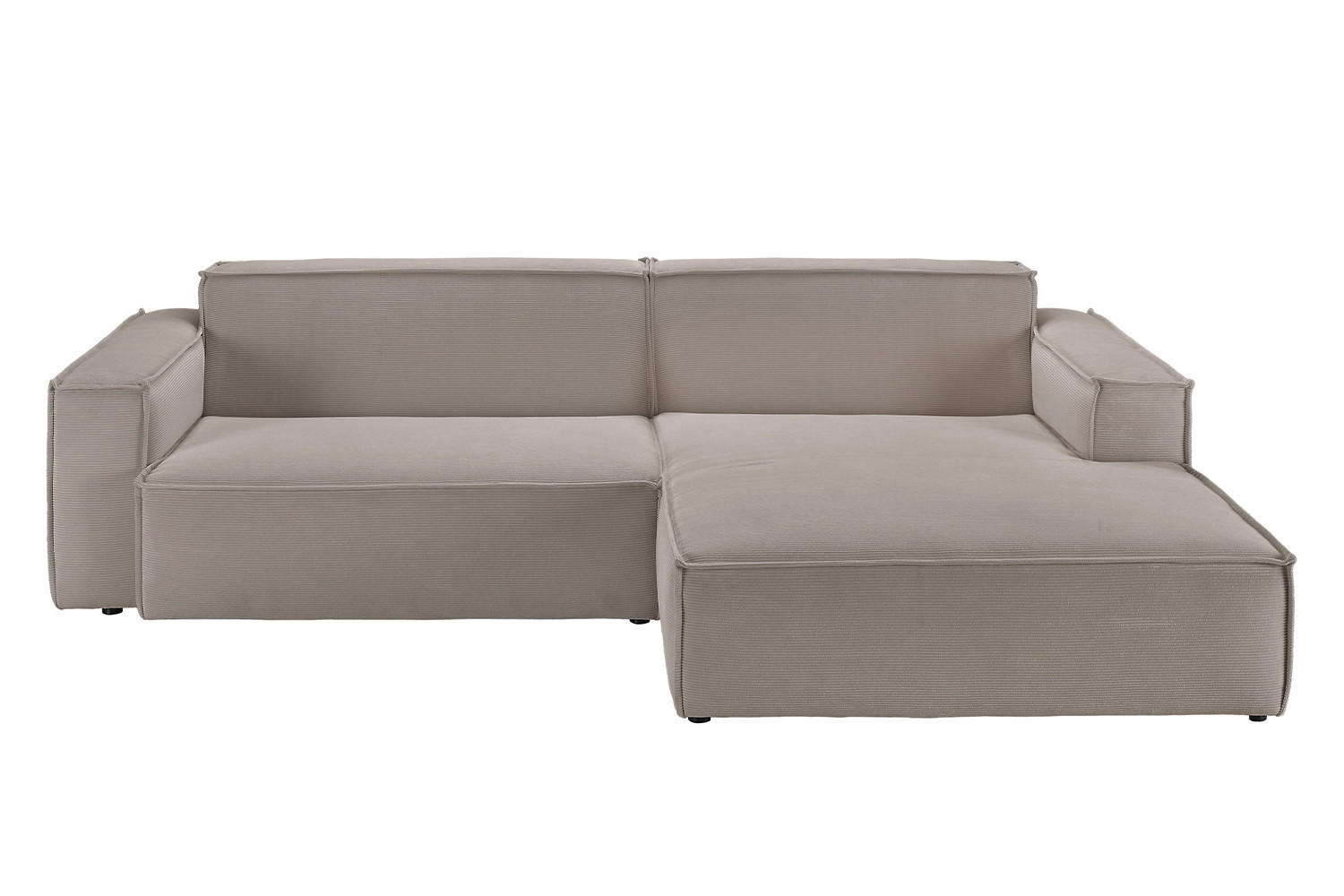 Kawola Ecksofa Grau 276x168 cm
