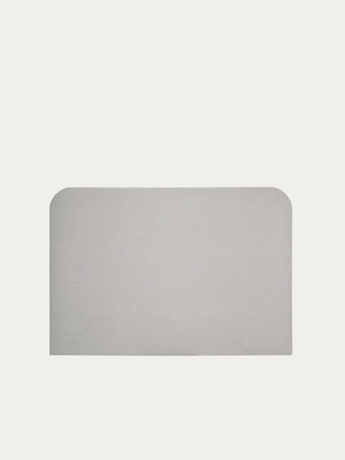 KOPFTEIL Coline Grau 165 cm x 118 cm - Grau, Textil (165/118/3cm) - Kenay Home