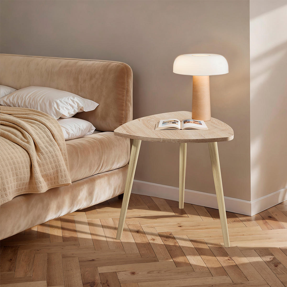 COUCHTISCH Twino Sonoma 60 x 50 cm 2er Set - Sonoma Eiche, Holzwerkstoff (60/60/50cm) - Vicco