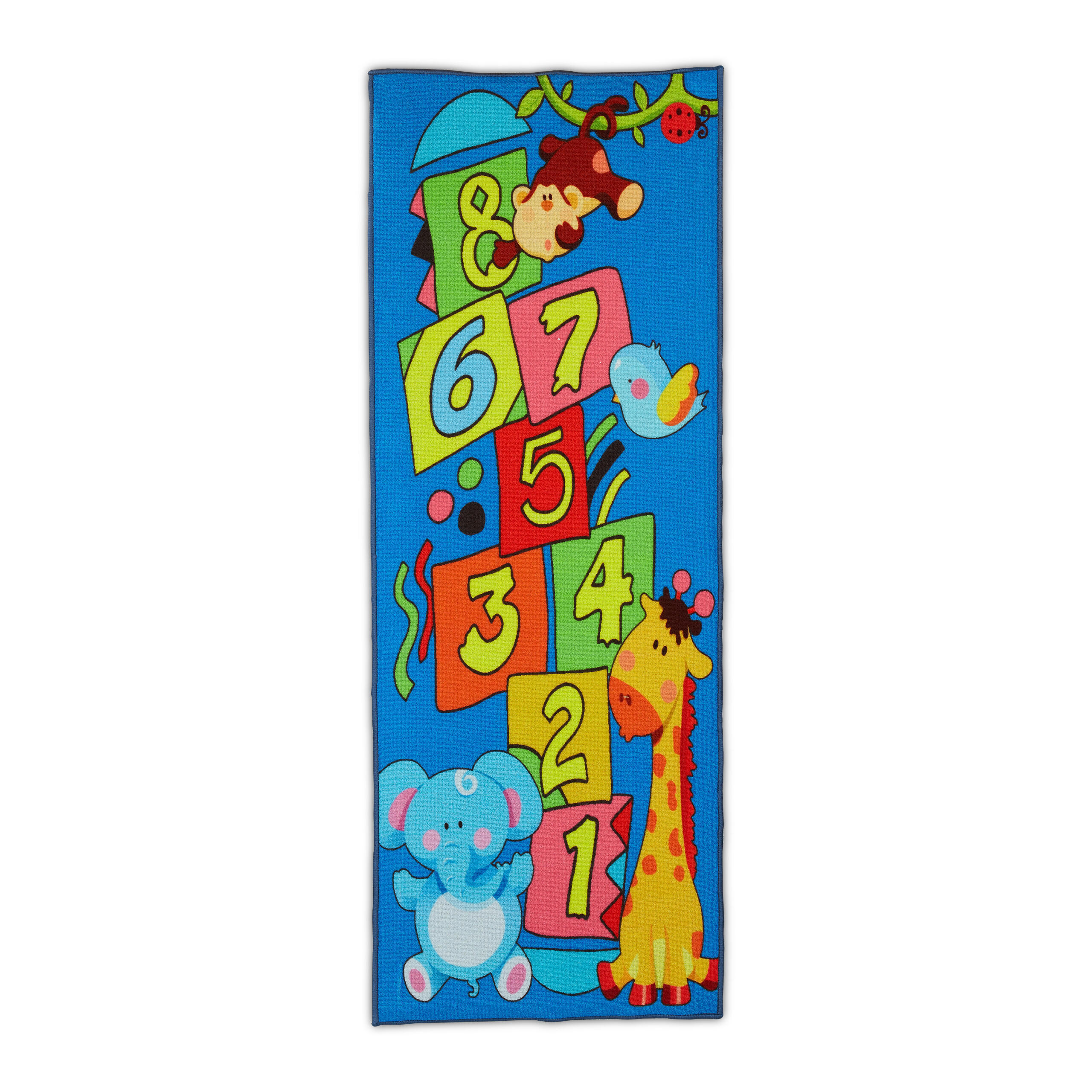 KINDERTEPPICH - Multicolor, Kunststoff/Textil (67/179cm) - Relaxdays