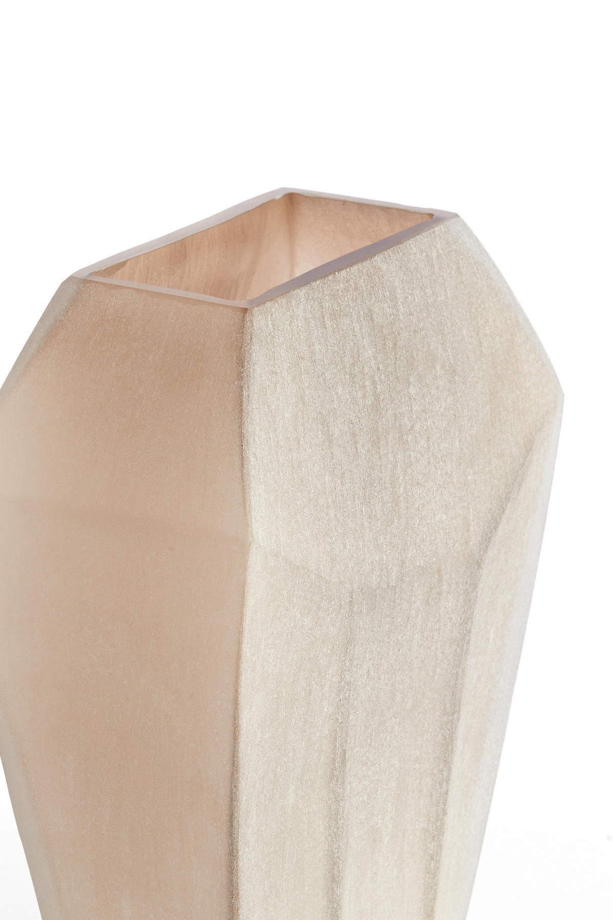 VAZE Vionna Braun 30/16/44.5 cm - Braun, Glas (44.5cm) - Light & Living