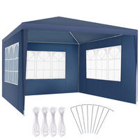 PAVILLON Barinas,wasserdicht,blau - Blau, Kunststoff (300/250/300cm) - tectake