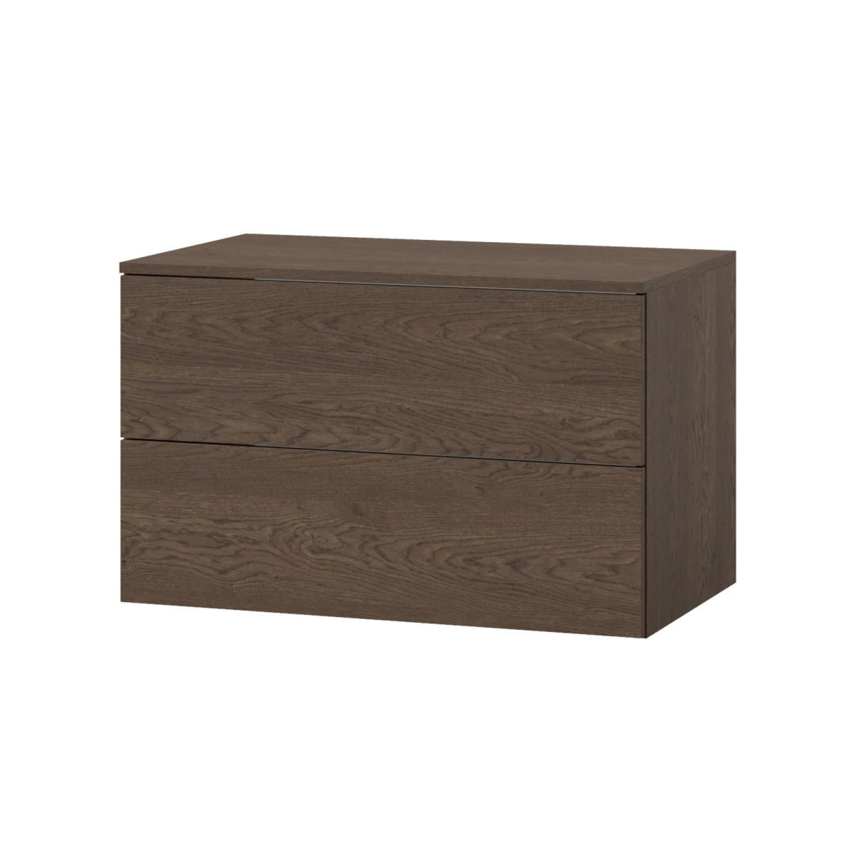 WASCHTISCHUNTERSCHRANK Color 2S 80 Baltic Storm - Walnussfarben, Holzwerkstoff (80/50/45cm) - mzm24