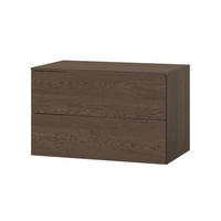 WASCHTISCHUNTERSCHRANK Color 2S 80 Baltic Storm - Walnussfarben, Holzwerkstoff (80/50/45cm) - mzm24