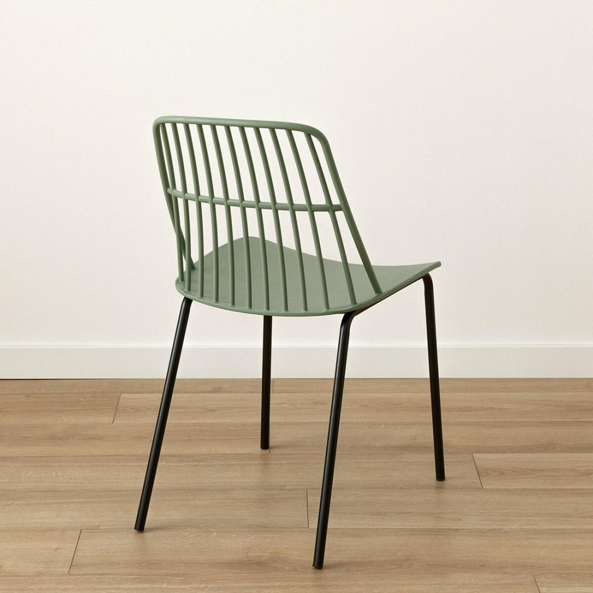 STUHL Taos Grün 45.5 cm x 82 cm - Grün, Kunststoff (45/82/55cm) - Kenay Home