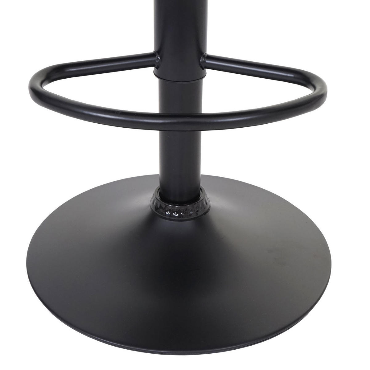 BARHOCKER 2er-Set gepolstert mit Lehne Sitzhöhe 63-87cm höhenverstellbar Samt Rosa Fuß Schwarz - Rosa, Textil (38/107/41cm) - PROREGAL