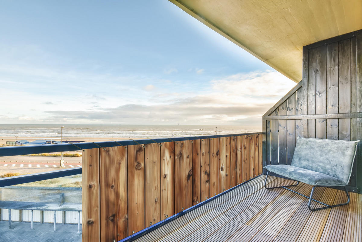 BALKON-SICHTSCHUTZ Holz - Regale - Braun - Buchefarben, Kunststoff (500/130cm) - MuchoWow