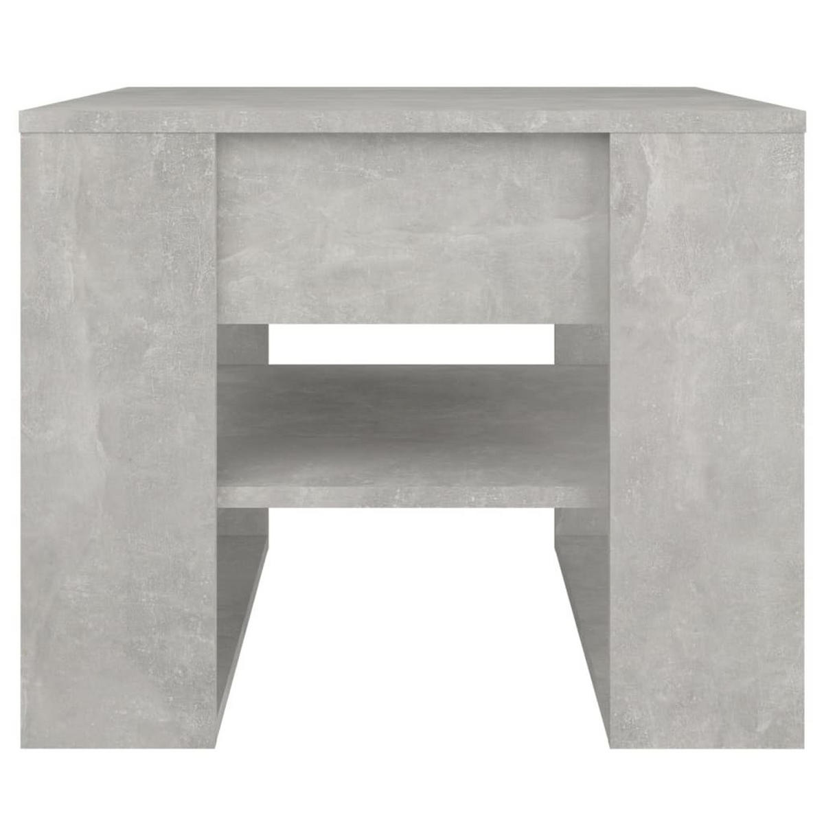 COUCHTISCH Betongrau 55,5x55x45 cm Holzwerkstoff - Grau, Holzwerkstoff (55.5/55/45cm) - furnicato