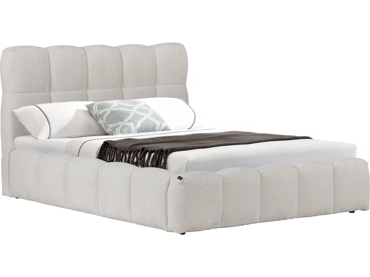 BETT davos beige - Beige, Textil (190/140cm) - Habitat Garten