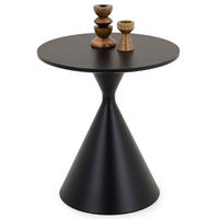 COUCHTISCH ISOMA - Schwarz, Metall (50/50/55cm) - IDIMEX