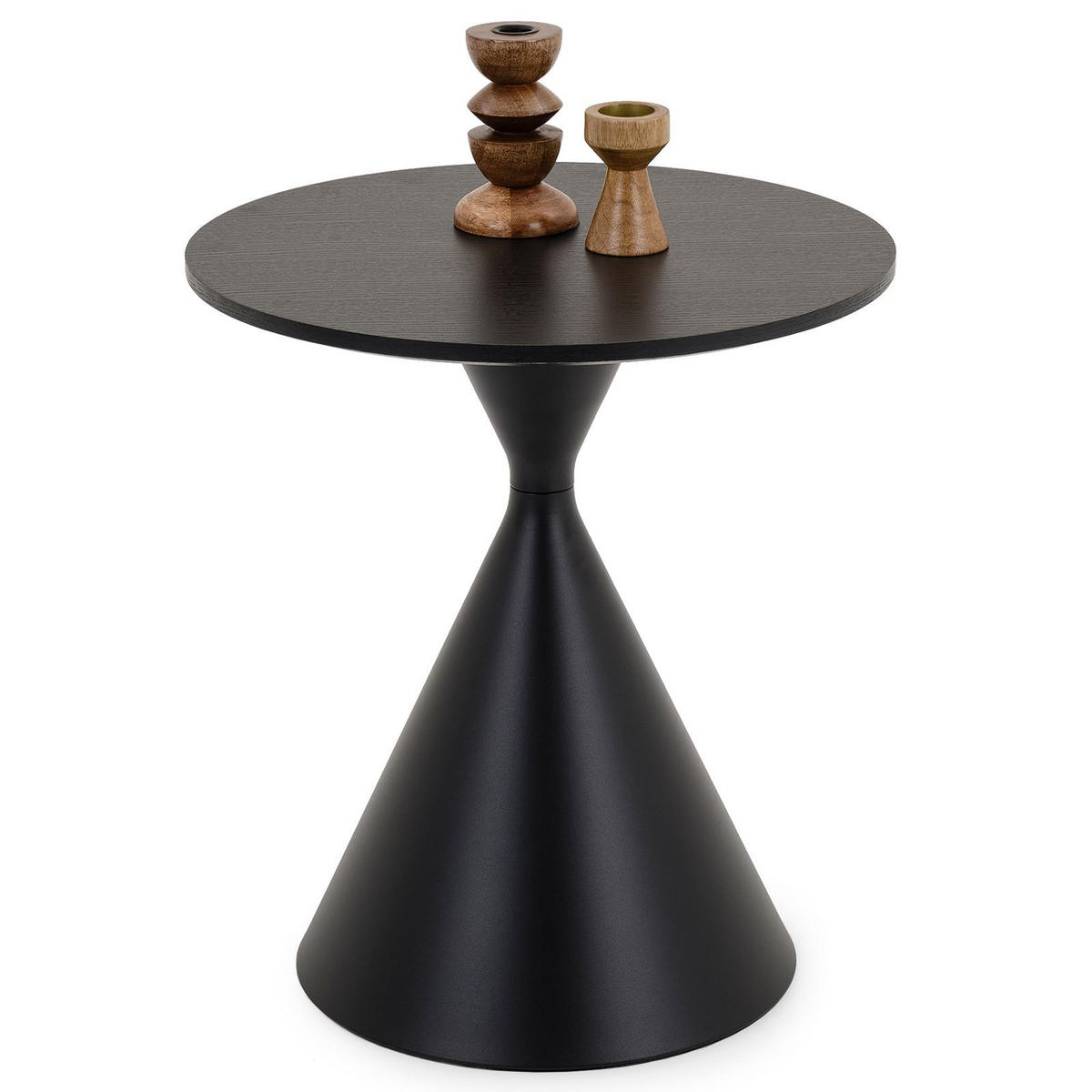 COUCHTISCH ISOMA - Schwarz, Metall (50/50/55cm) - IDIMEX