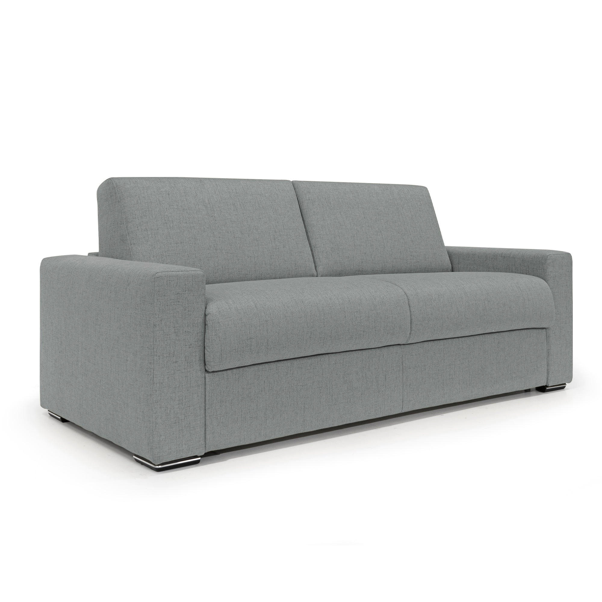 Divani.store Schlafsofa Grau 200x93x96 cm