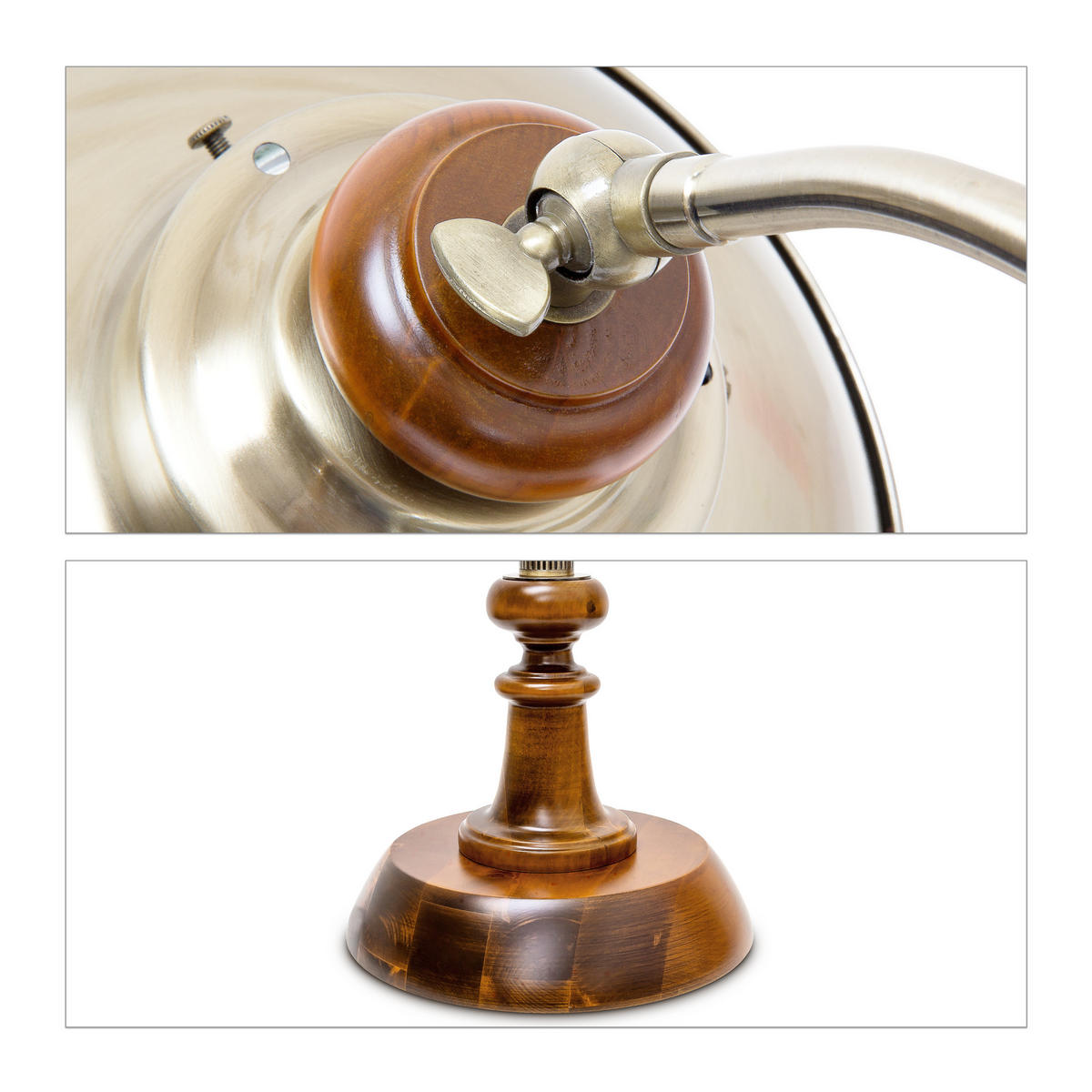 STEHLAMPE - Multicolor, Glas/Holz (35/41/157cm) - Relaxdays