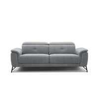 SOFA AVENA 3-Sitzer, grau - Grau, Holzwerkstoff/Textil (204/80/108cm) - Courtois Laville