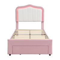 KINDERBETT 90/200 cm Rosa - Pink, Textil
