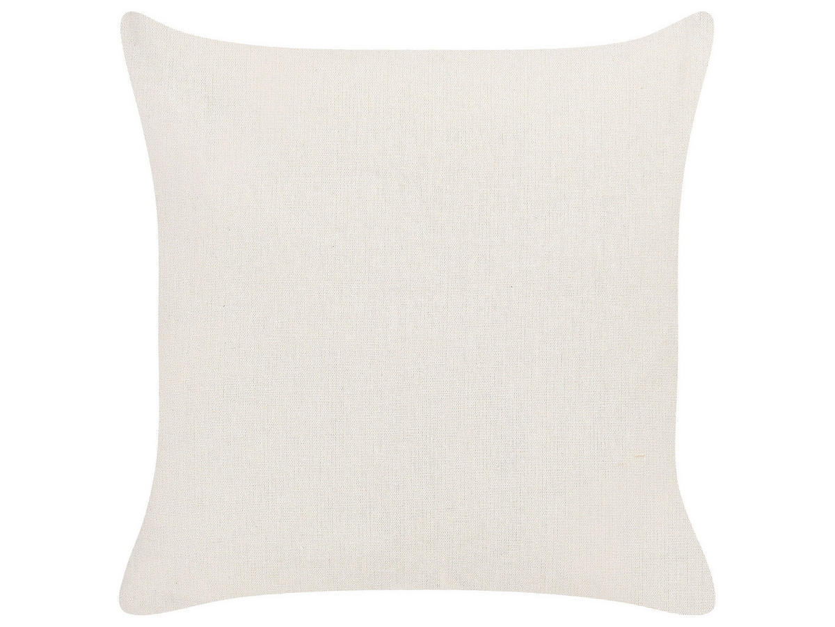 DEKOKISSEN 2er-Set Bunt 45/45 cm Sesbania - Multicolor, Textil (45/45cm) - Beliani